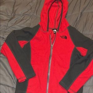 North face hooded jacket